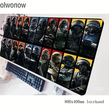 rainbow six siege mouse pad gamer 80x40cm gaming mousepad Popular notbook desk mat Mass pattern padmouse pc gamer mats gamepad
rainbow six siege mouse pad gamer 80x40cm gaming mousepad Popular notbook desk mat Mass pattern padmouse pc gamer mats gamepad