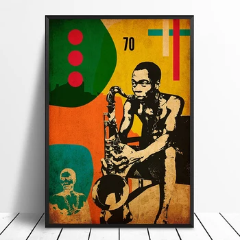 Fela Kuti Afrobeat Music Poster Hip Hop Rap Music Band Star Poster Wall Art Painting Room Home Decor Canvas Print A11
Fela Kuti Afrobeat Music Poster Hip Hop Rap Music Band Star Poster Wall Art Painting Room Home Decor Canvas Print A11