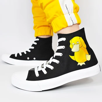 Wen Custom High Top Pokemon Sneakers Design Anime Psyduck Men Women Hand Painted Canvas Shoes Skateboarding Sport 
Wen Custom High Top Pokemon Sneakers Design Anime Psyduck Men Women Hand Painted Canvas Shoes Skateboarding Sport