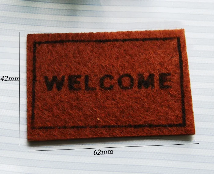 1:12 Scale BJD Miniature Welcome floor mat Carpet Rug Dollhouse Miniature Toy Doll Food Kitchen living room Accessories
1:12 Scale BJD Miniature Welcome floor mat Carpet Rug Dollhouse Miniature Toy Doll Food Kitchen living room Accessories