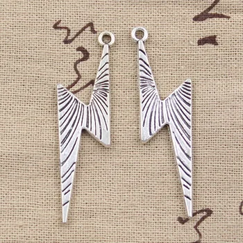 10pcs Charms Lightning Bolt 54x13mm Handmade Pendant Making fit,Vintage Tibetan Bronze Silver color,DIY For Bracelet Necklace
10pcs Charms Lightning Bolt 54x13mm Handmade Pendant Making fit,Vintage Tibetan Bronze Silver color,DIY For Bracelet Necklace