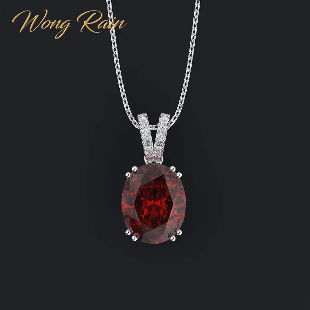 Wong Rain Vintage 100% 925 Sterling Silver Created Moissanite Ruby Sapphire Citrine Gemstone Pendant Necklace Jewelry Wholesale
Wong Rain Vintage 100% 925 Sterling Silver Created Moissanite Ruby Sapphire Citrine Gemstone Pendant Necklace Jewelry Wholesale