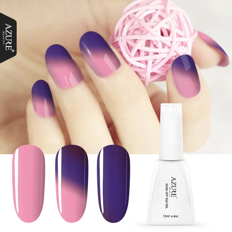 Azure Beauty Newest Nail Gel Polish Temperature Changing Nail Color Soak-off LED/UV Gel Polish 12ml 1pcs Nail Gel For Nail Art
Azure Beauty Newest Nail Gel Polish Temperature Changing Nail Color Soak-off LED/UV Gel Polish 12ml 1pcs Nail Gel For Nail Art