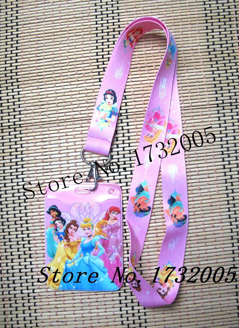 10pcs cartoon princess Credit Card Holders Bank Card Neck Strap Card Bus ID holders Identity badge with lanyard key chains
10pcs cartoon princess Credit Card Holders Bank Card Neck Strap Card Bus ID holders Identity badge with lanyard key chains