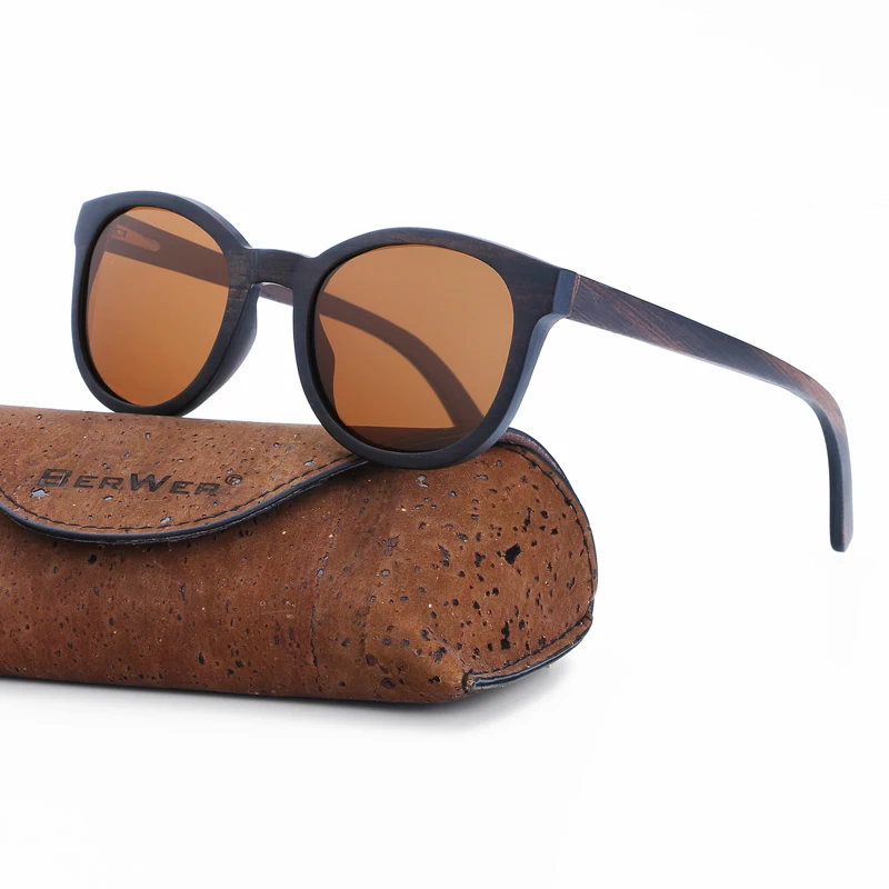 BerWer Ebony Wooden Sunglasses Polarized Lens wood Sunglass Dropshipping OEM with cork case
BerWer Ebony Wooden Sunglasses Polarized Lens wood Sunglass Dropshipping OEM with cork case