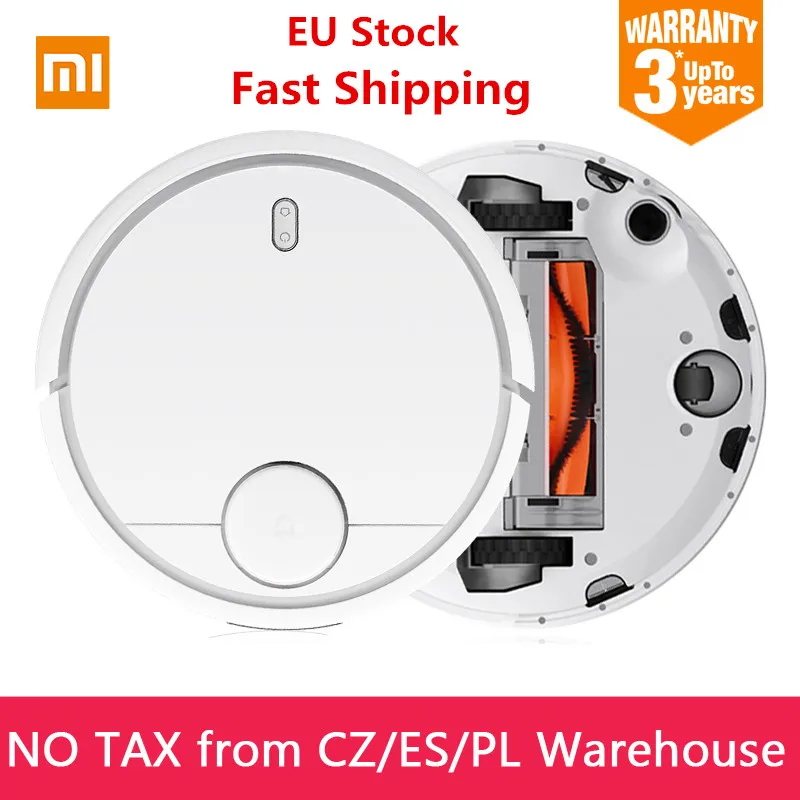 EU Stock Xiaomi Mi Robot Vacuum Cleaner For Home LDS Automatic Sweeping Dust Cleaner Smart planned Xiomi Robotic Mi APP Control
EU Stock Xiaomi Mi Robot Vacuum Cleaner For Home LDS Automatic Sweeping Dust Cleaner Smart planned Xiomi Robotic Mi APP Control