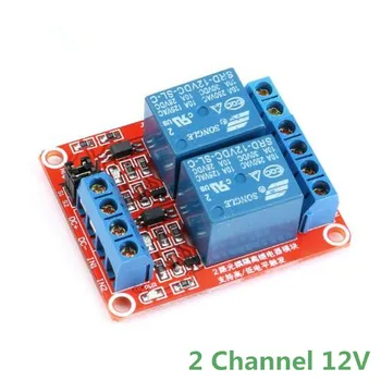 5 pcs 12V 2 Channel 2 Road Relay Module with Optocoupler Isolation Supports High and Low Level Trigger
5 pcs 12V 2 Channel 2 Road Relay Module with Optocoupler Isolation Supports High and Low Level Trigger
