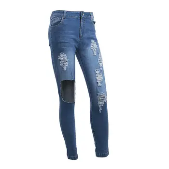 Fashion Womens Destroyed Ripped Distressed Slim Denim Jeans Boyfriend Jeans Sexy Hole Pencil Trousers New
Fashion Womens Destroyed Ripped Distressed Slim Denim Jeans Boyfriend Jeans Sexy Hole Pencil Trousers New