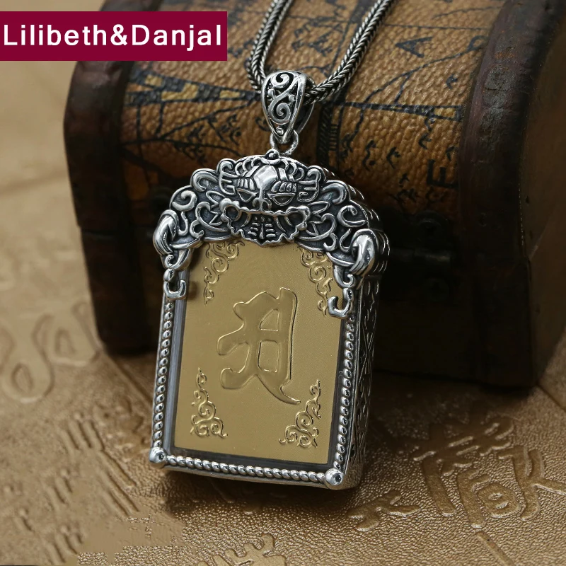Ethnic Pendant 100% Real 925 Sterling Silver Jewelry For Men Women Lucky Buddha Heart Sutra Amulet Necklace Pendant 2018 New P42
Ethnic Pendant 100% Real 925 Sterling Silver Jewelry For Men Women Lucky Buddha Heart Sutra Amulet Necklace Pendant 2018 New P42