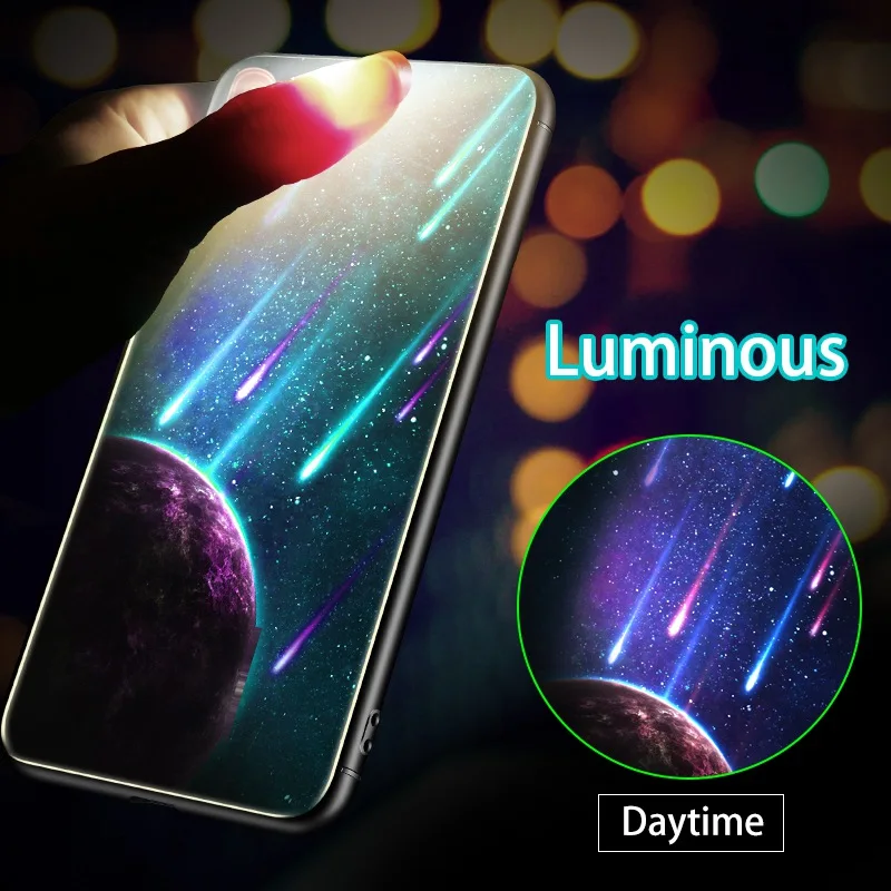 Luminous Glass Case For Xiaomi Mi 9 8 SE 8 Lite A1 A2 Lite Cover Phone Case For Xiaomi Redmi 5 Plus 6A 6 Pro Note 7 5 Pro Coque
Luminous Glass Case For Xiaomi Mi 9 8 SE 8 Lite A1 A2 Lite Cover Phone Case For Xiaomi Redmi 5 Plus 6A 6 Pro Note 7 5 Pro Coque