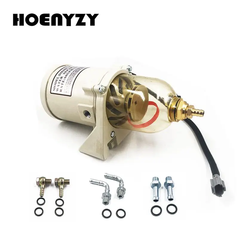 500FG Turbine Diesel Engine Racor Filter 500FH Fuel Oil Water Separator with cartridge 2010PM Heating tube 12V/24V Heater+joint
500FG Turbine Diesel Engine Racor Filter 500FH Fuel Oil Water Separator with cartridge 2010PM Heating tube 12V/24V Heater+joint