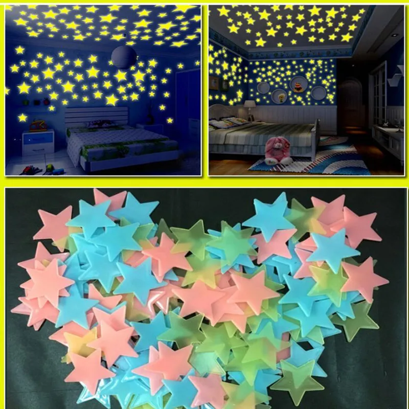 Glow in the Dark stickers 100pcs/set new Diy 3cm Painting Toy Luminous Star Stickers Bedroom Sofa Fluorescent Toys for kids gift
Glow in the Dark stickers 100pcs/set new Diy 3cm Painting Toy Luminous Star Stickers Bedroom Sofa Fluorescent Toys for kids gift