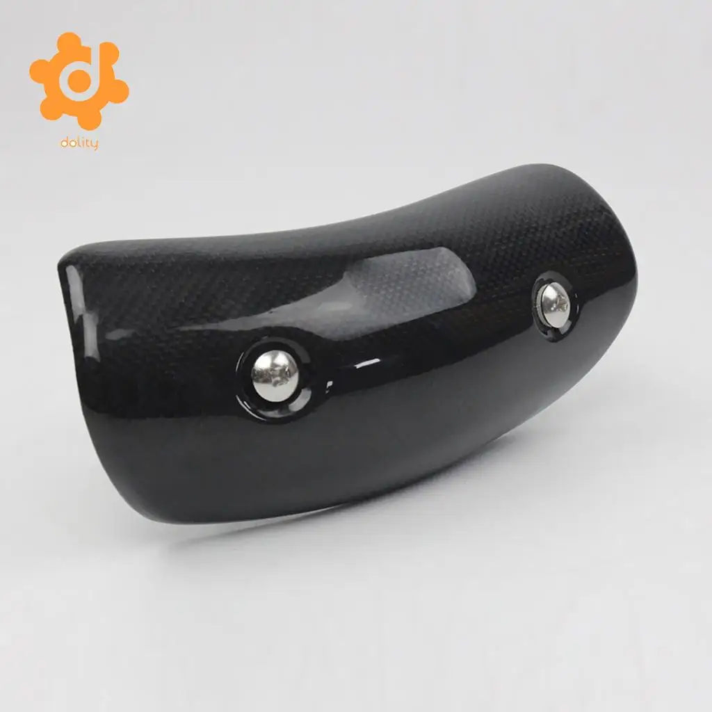 Motorcycle Exhaust Muffler Cover Carbon Fiber Protector Heat Shield Covers