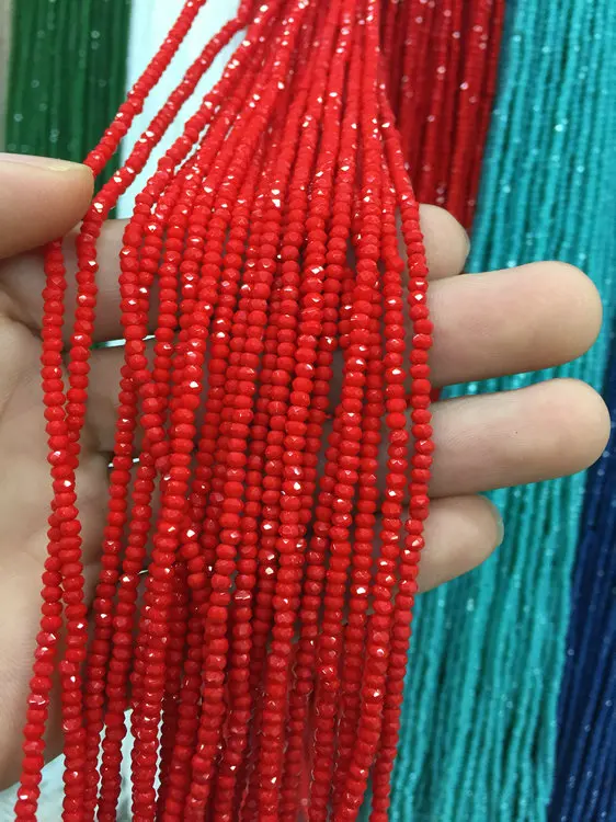 Birhgt Opacity Red 2mm Glass Crystal Rondelle Seed Looose Beads 10 strands per lot Free Shipping
Birhgt Opacity Red 2mm Glass Crystal Rondelle Seed Looose Beads 10 strands per lot Free Shipping