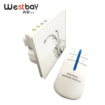 Crystal Touch Panel Switch Tempered Glass Wall Switch Remote Control White Black Color Remote Switch AC110-260V Light Switch
Crystal Touch Panel Switch Tempered Glass Wall Switch Remote Control White Black Color Remote Switch AC110-260V Light Switch