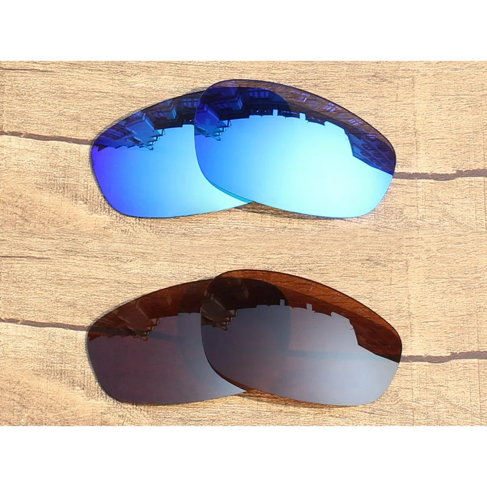 Vonxyz 2 Pairs Ice Mirror & Bronze Brown Polarized Replacement Lenses for-Oakley Split Jacket Frame
Vonxyz 2 Pairs Ice Mirror & Bronze Brown Polarized Replacement Lenses for-Oakley Split Jacket Frame