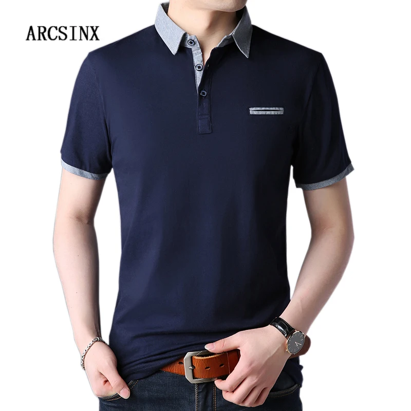 ARCSINX Brand Polo Shirt Men Short Sleeve 5XL 4XL Cotton Summer Mens Polo Shirts Casual Tee Shirt Men Fashion Big Size Men Polos
ARCSINX Brand Polo Shirt Men Short Sleeve 5XL 4XL Cotton Summer Mens Polo Shirts Casual Tee Shirt Men Fashion Big Size Men Polos