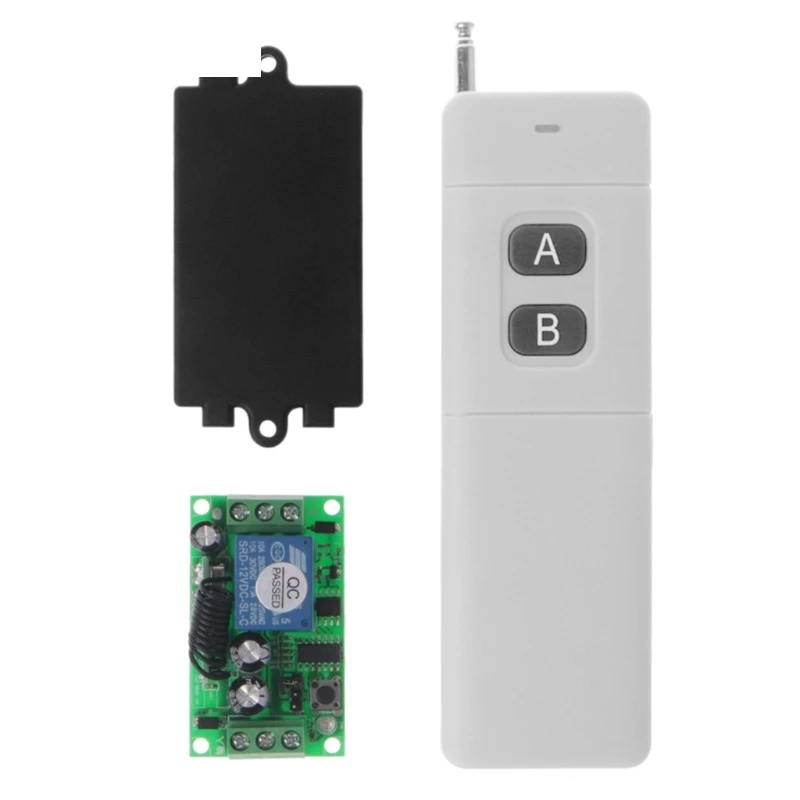 3000m Long Range DC 12V 2CH RF Wireless Remote Control Switch System 315 Mhz 2-Key Transmitter + Receiver
3000m Long Range DC 12V 2CH RF Wireless Remote Control Switch System 315 Mhz 2-Key Transmitter + Receiver