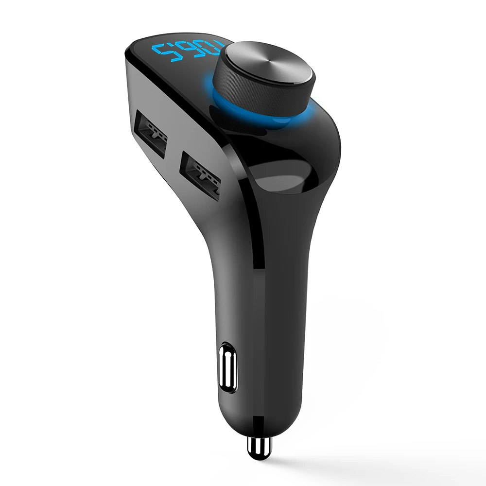 BT FM Transmitter Car Charger Wireless Radio Adapter with 3 USB Ports Music Player Support TF Card U-Disk Hands Free for Phone
BT FM Transmitter Car Charger Wireless Radio Adapter with 3 USB Ports Music Player Support TF Card U-Disk Hands Free for Phone