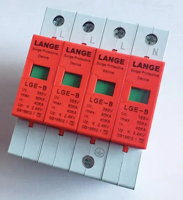 Din Rail Lightning protector 4P 385V surge protector Lightning arrester household 10-20KA 20-40KA 30-60KA 40-80KA
Din Rail Lightning protector 4P 385V surge protector Lightning arrester household 10-20KA 20-40KA 30-60KA 40-80KA
