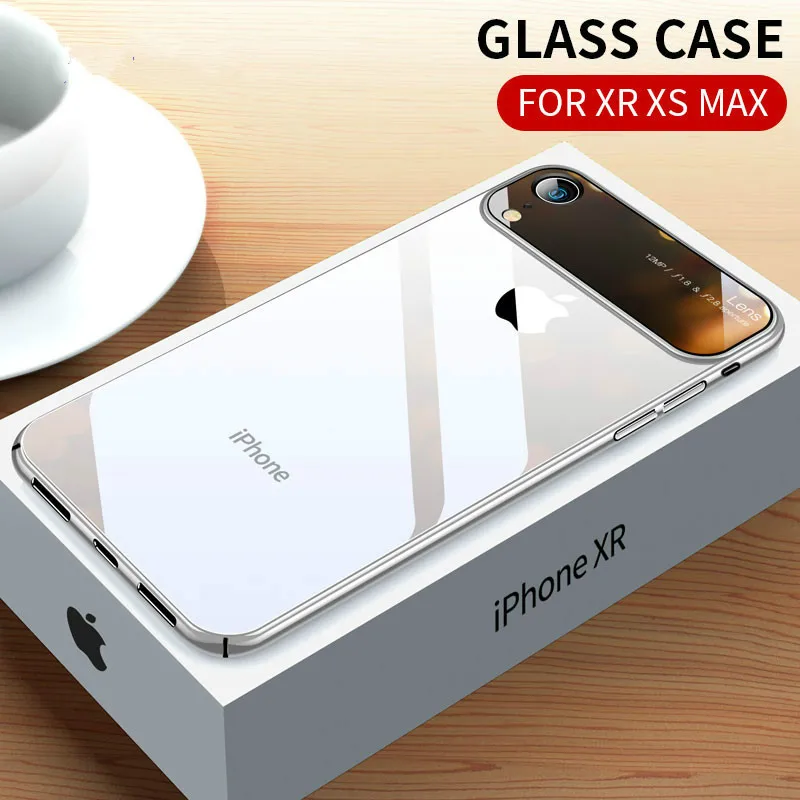 Luxury Lens Glass Case For iPhone XS MAX XR Cases Ultra Thin PC Transparent Back Glass Cover For iPhone X XS Hard Edge
Luxury Lens Glass Case For iPhone XS MAX XR Cases Ultra Thin PC Transparent Back Glass Cover For iPhone X XS Hard Edge