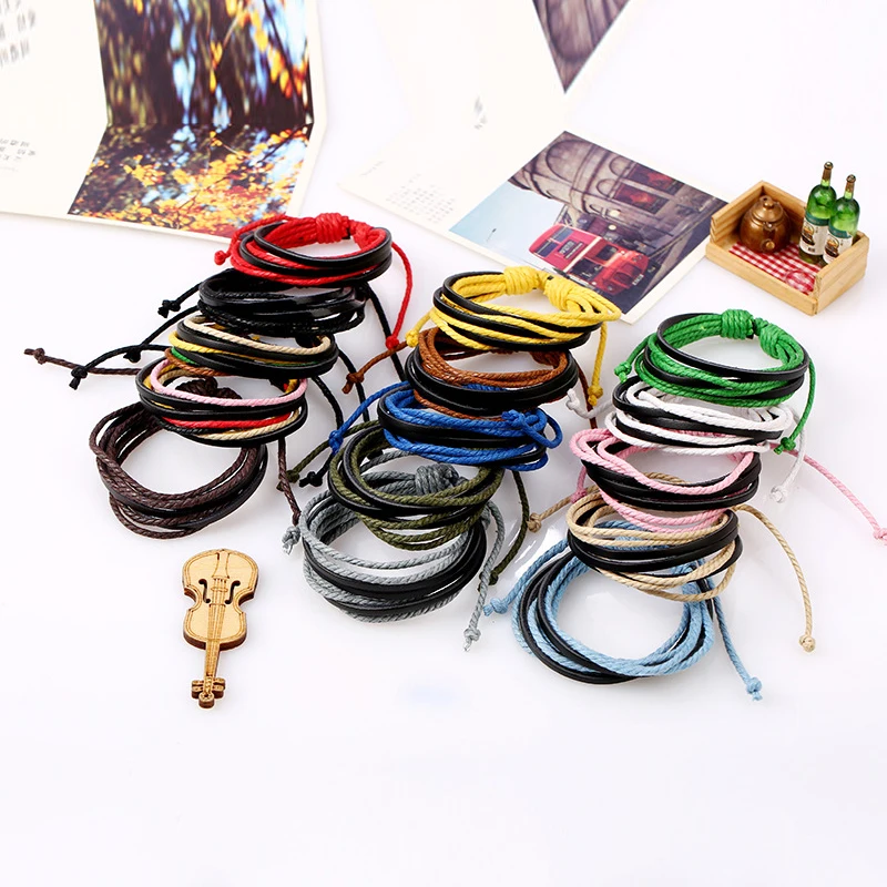Bracelet Men Woman Charm Chain Bracelet Male Wrap Multilayer Sport Trendy Braided Rope Leather Bracelets & Bangles Women Jewelr
Bracelet Men Woman Charm Chain Bracelet Male Wrap Multilayer Sport Trendy Braided Rope Leather Bracelets & Bangles Women Jewelr
