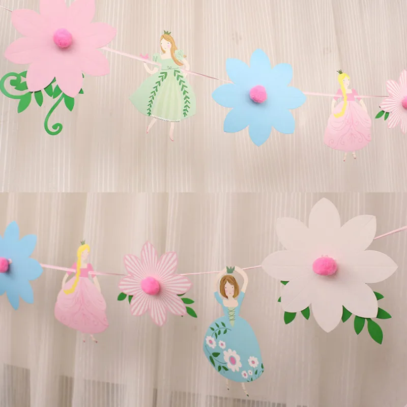 Baby's Birthday Party Decoration 3D Flower Princess Paper Banner Children's Centennial Party Wedding Decoration
Baby's Birthday Party Decoration 3D Flower Princess Paper Banner Children's Centennial Party Wedding Decoration