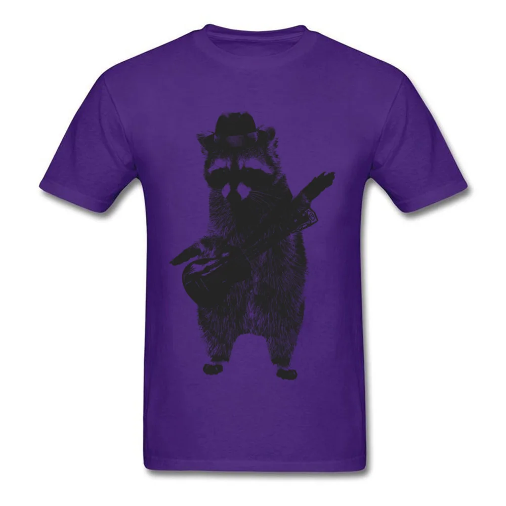 Raccoon wielding ukulele_purple
