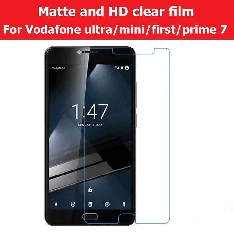 Screen Protector HD Clear Glossy Film For Vodafone Smart Prime 7 Ultra 7 First 7 Mini 7 Matte Film of Anti-Glare Anti-Scratches
Screen Protector HD Clear Glossy Film For Vodafone Smart Prime 7 Ultra 7 First 7 Mini 7 Matte Film of Anti-Glare Anti-Scratches