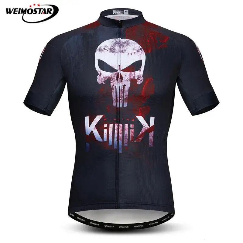 Weimostar Punisher Cycling Clothing Summer MTB Bike Jersey Quick Dry Cycling Jersey Shirt Breathable Cycling Wear Clothes Camisa
Weimostar Punisher Cycling Clothing Summer MTB Bike Jersey Quick Dry Cycling Jersey Shirt Breathable Cycling Wear Clothes Camisa