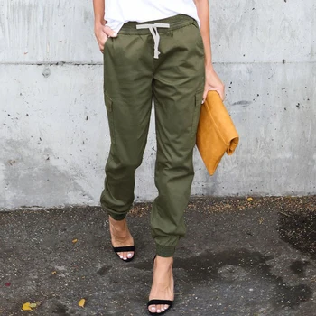 Explosion models trousers elastic waist tie overalls ladies nine points casual pants FK034
Explosion models trousers elastic waist tie overalls ladies nine points casual pants FK034