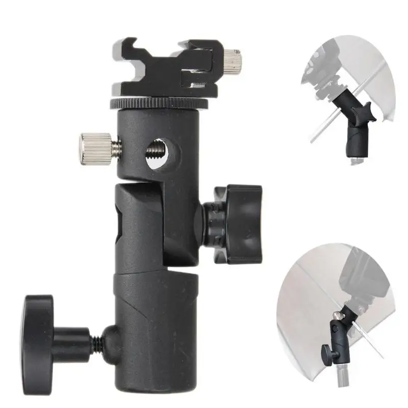 Professional Flash Hot Shoe Umbrella Holder for Studio Light Stand Bracket Type E Stand Bracket Photo Studio Accessories
Professional Flash Hot Shoe Umbrella Holder for Studio Light Stand Bracket Type E Stand Bracket Photo Studio Accessories
