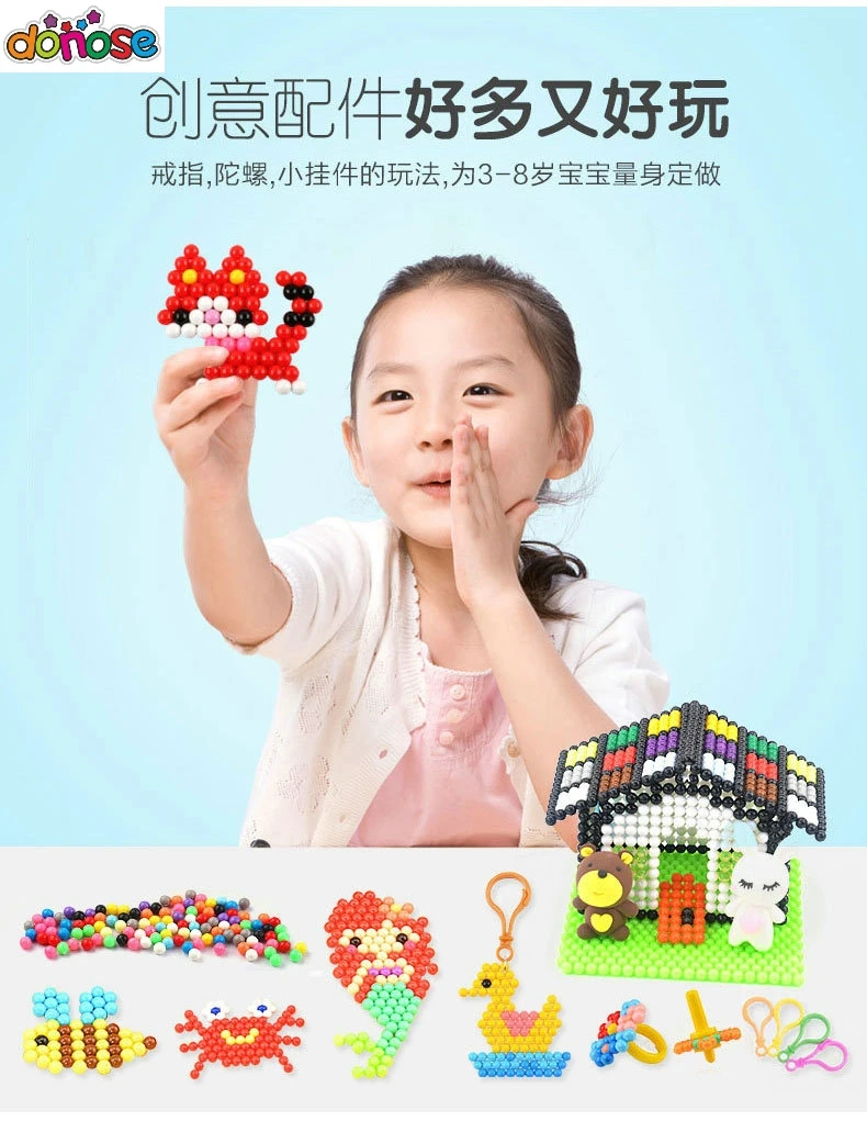 NEW 42 Colors Crystal DIY Aqua Water Spray Magic Hand Making 3D Puzzle Beads Educational Toys for Children Kit Ball Game
NEW 42 Colors Crystal DIY Aqua Water Spray Magic Hand Making 3D Puzzle Beads Educational Toys for Children Kit Ball Game