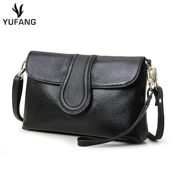 YUFANG Women Bag 100% Genuine Leather Messenger Bag Female Cover Real Cowskin Ladies Crossbody Bag Trendy Daily Mini Clutch Bag
YUFANG Women Bag 100% Genuine Leather Messenger Bag Female Cover Real Cowskin Ladies Crossbody Bag Trendy Daily Mini Clutch Bag