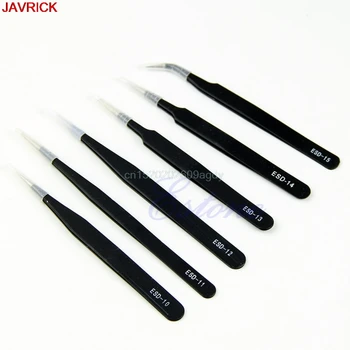 Anti-static Tweezers Maintenance Tools ESD10-15 Resists Corrosion 6Pcs Jewelry Tool #H058#
Anti-static Tweezers Maintenance Tools ESD10-15 Resists Corrosion 6Pcs Jewelry Tool #H058#