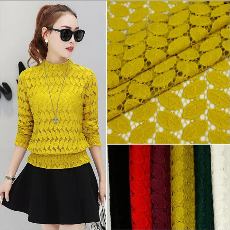 Fashion Leaves Embroidered Lace Fabric Cheap Mesh Fabric For Dress Tecidos Para Roupa Tissus au Metre Pour Habillement DIY Telas
Fashion Leaves Embroidered Lace Fabric Cheap Mesh Fabric For Dress Tecidos Para Roupa Tissus au Metre Pour Habillement DIY Telas