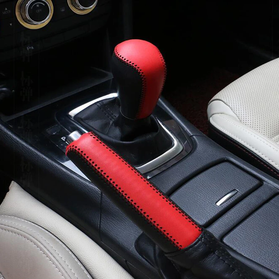 YAQUICKA Car Interior Leather Gear Shift Knob Cover Handbrake Sleeve Collars For Mazda 3 Axela Atenza CX-5 CX-4 CX-3 Car-covers
YAQUICKA Car Interior Leather Gear Shift Knob Cover Handbrake Sleeve Collars For Mazda 3 Axela Atenza CX-5 CX-4 CX-3 Car-covers
