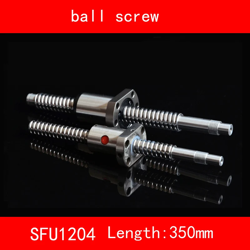 12mm Ball Screw Rolled SFU1204 length 350mm 400mm+1204 Flange single ballnut CNC parts end machined BK/BF10
12mm Ball Screw Rolled SFU1204 length 350mm 400mm+1204 Flange single ballnut CNC parts end machined BK/BF10