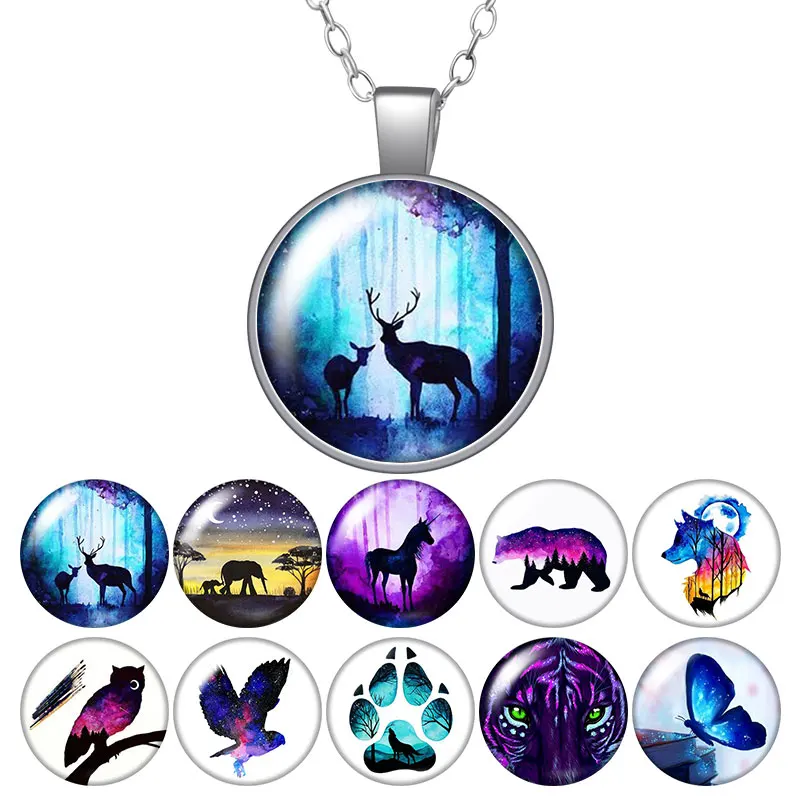 Animals Wolf Elk Horse Unicorn Photo Silver/Bronze Pendant Necklace 25mm Glass Cabochon Woman Girls Jewelry Birthday Gift 50cm
Animals Wolf Elk Horse Unicorn Photo Silver/Bronze Pendant Necklace 25mm Glass Cabochon Woman Girls Jewelry Birthday Gift 50cm