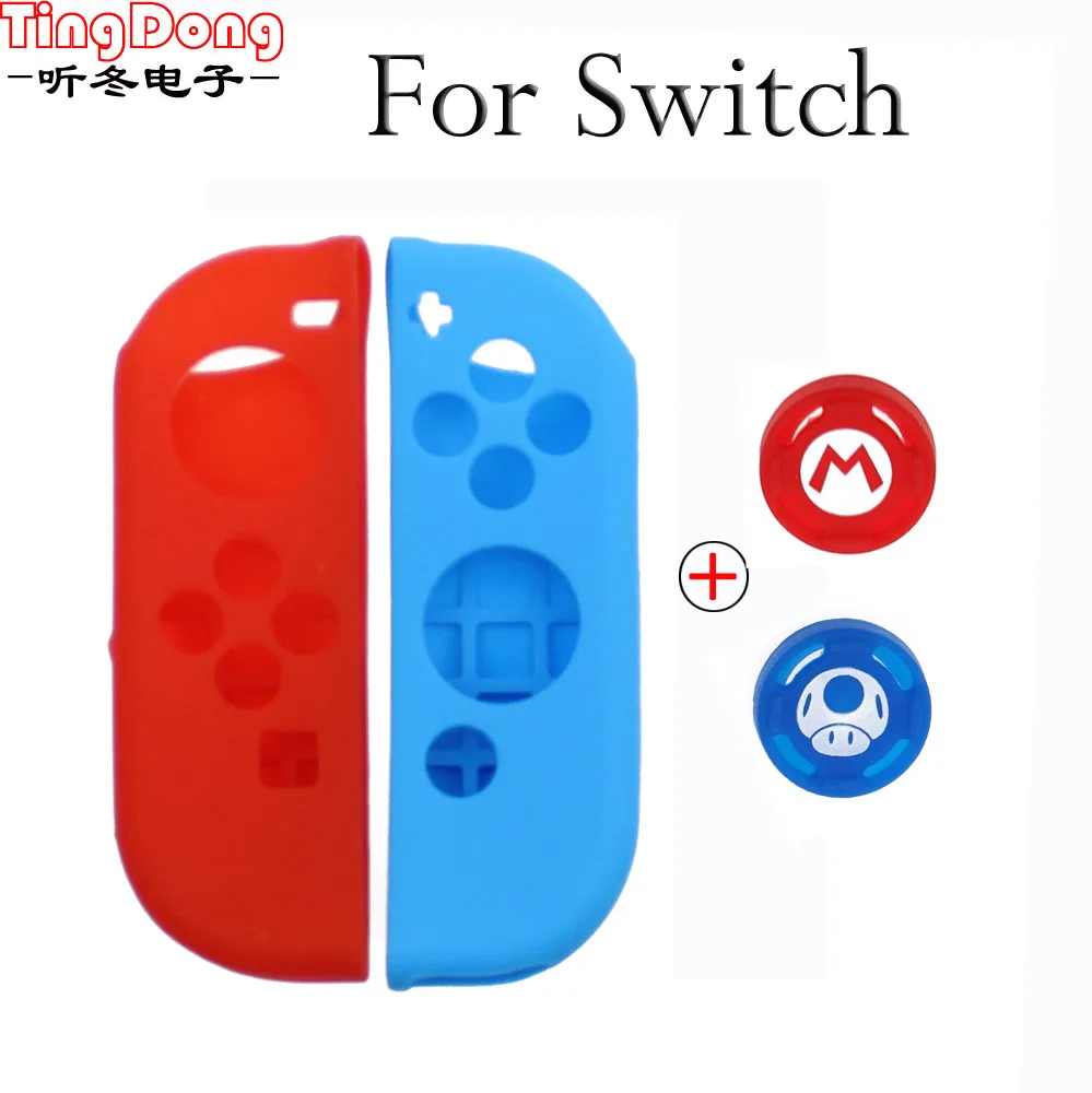 Ting Dong Silicone Soft Case For Nintend Switch Joy-Con Joycon Protective Cover Skin and Joystick Caps
Ting Dong Silicone Soft Case For Nintend Switch Joy-Con Joycon Protective Cover Skin and Joystick Caps