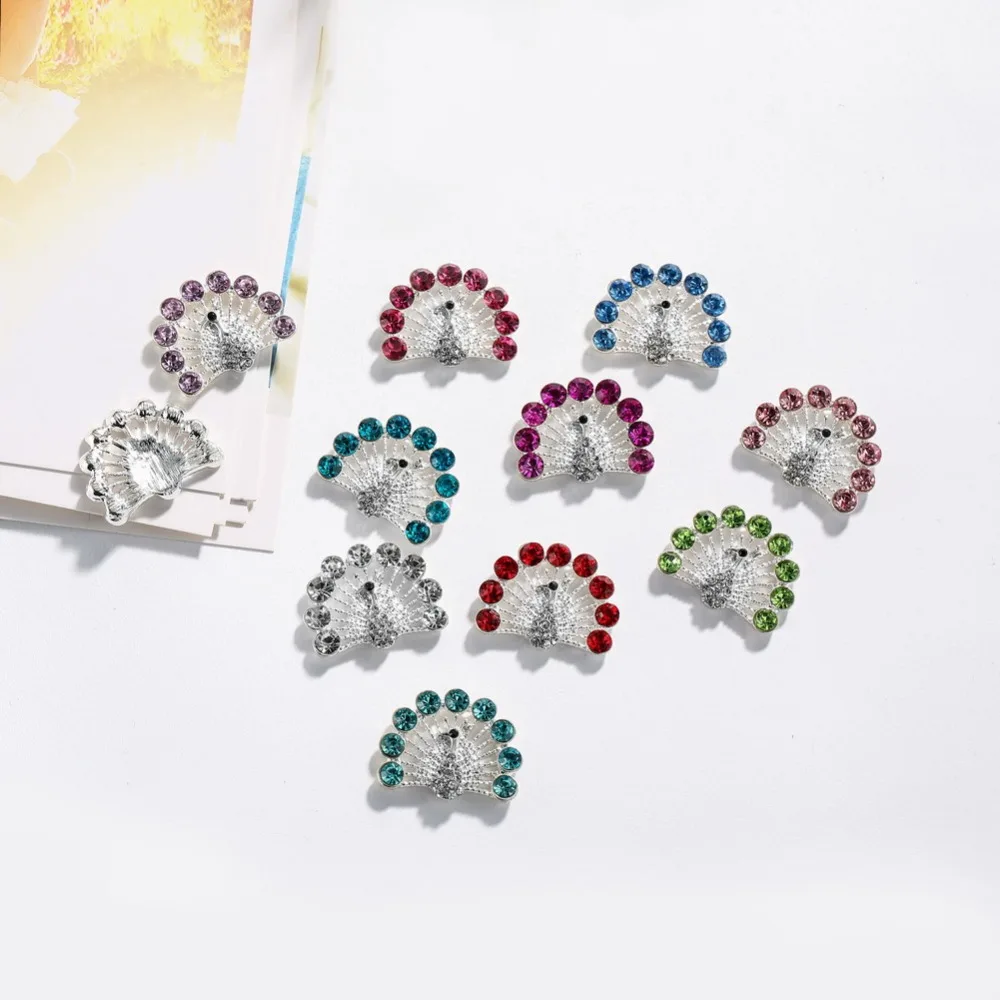 24*20mm small peacock rhinestone button flat back embellishment for hair bow center 50PCS/LOT(BTN-5387)
24*20mm small peacock rhinestone button flat back embellishment for hair bow center 50PCS/LOT(BTN-5387)