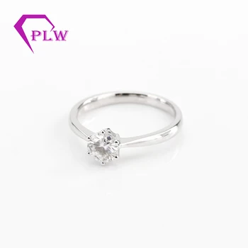 Provence Jewelry 14K White Gold 1ct 6.5mm Brilliant Cut DEF Color Moissanite Classic 6 Prongs Solitaire Wedding Ring for Women
Provence Jewelry 14K White Gold 1ct 6.5mm Brilliant Cut DEF Color Moissanite Classic 6 Prongs Solitaire Wedding Ring for Women