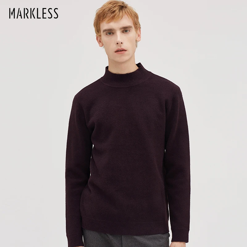 Markless Pullover Sweaters Men sueter hombre 2018 Autumn Winter Thick Warm Turtleneck Sweaters Slim Fit pull homme MSA8707M
Markless Pullover Sweaters Men sueter hombre 2018 Autumn Winter Thick Warm Turtleneck Sweaters Slim Fit pull homme MSA8707M