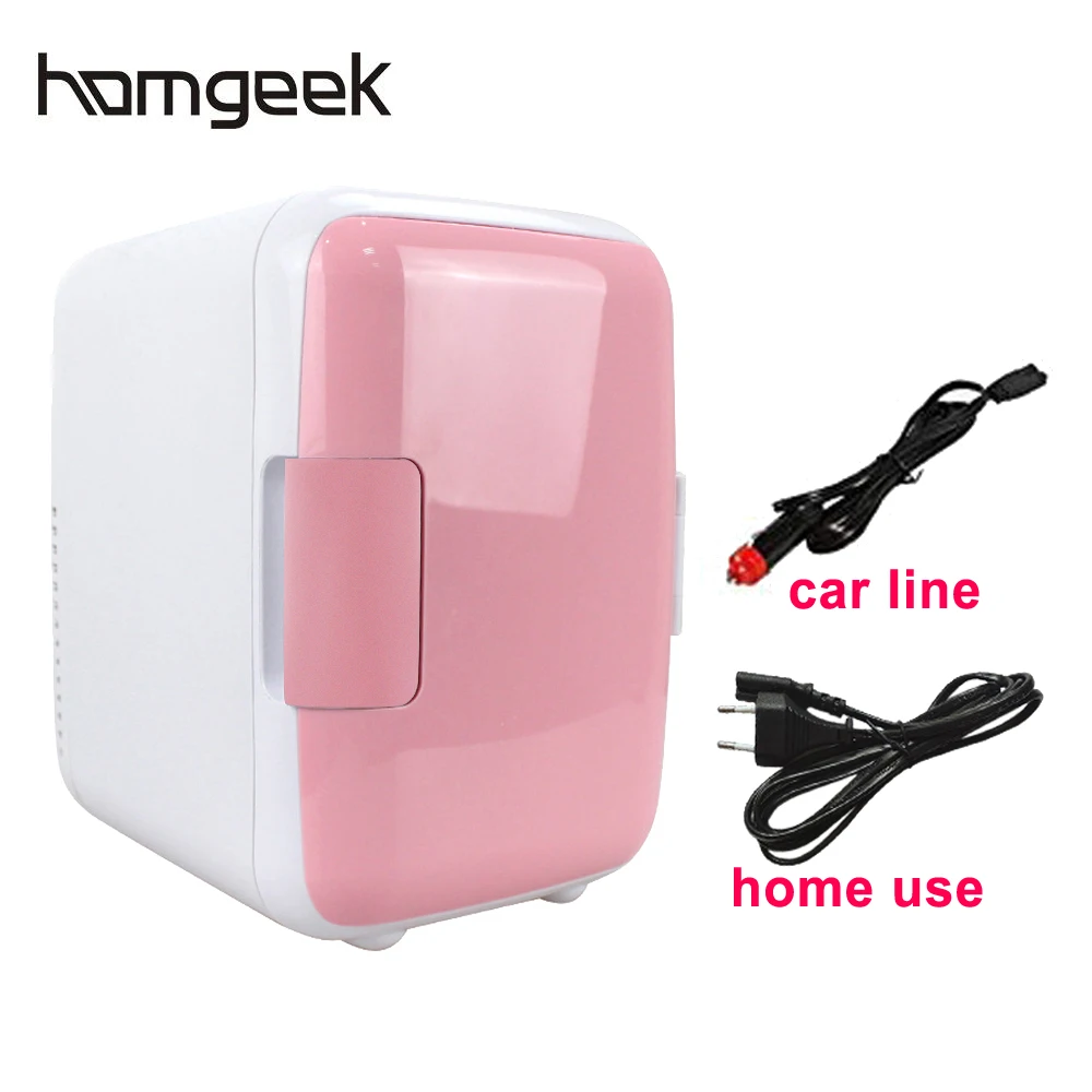 

Dual-Use 4L Home Car Use Refrigerator Cooling Heating Box Fridge Car Mini Freezer Ultra Quiet Low Noise Cooler Warmer