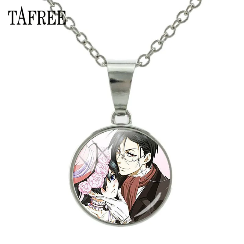 TAFREE Black Butler Snap Button Charms Necklaces 18mm Glass Cabochon Cartoon Anime Photo Dome Necklace Pendant DIY Jewelry BB08
TAFREE Black Butler Snap Button Charms Necklaces 18mm Glass Cabochon Cartoon Anime Photo Dome Necklace Pendant DIY Jewelry BB08