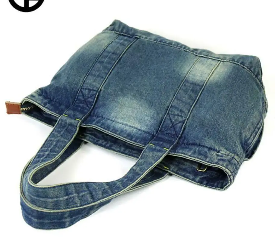 2019 Women's Blue Denim Jeans Shoulder Bags Satchel Handbags Zipper Closed Tote Bags A358
2019 Women's Blue Denim Jeans Shoulder Bags Satchel Handbags Zipper Closed Tote Bags A358