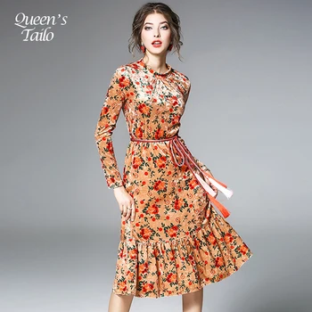 NEW Woman Spring New Velevt Dress Elegant Ladies Party Mermaid Dress Female Casual Knee Length Dress 9505
NEW Woman Spring New Velevt Dress Elegant Ladies Party Mermaid Dress Female Casual Knee Length Dress 9505