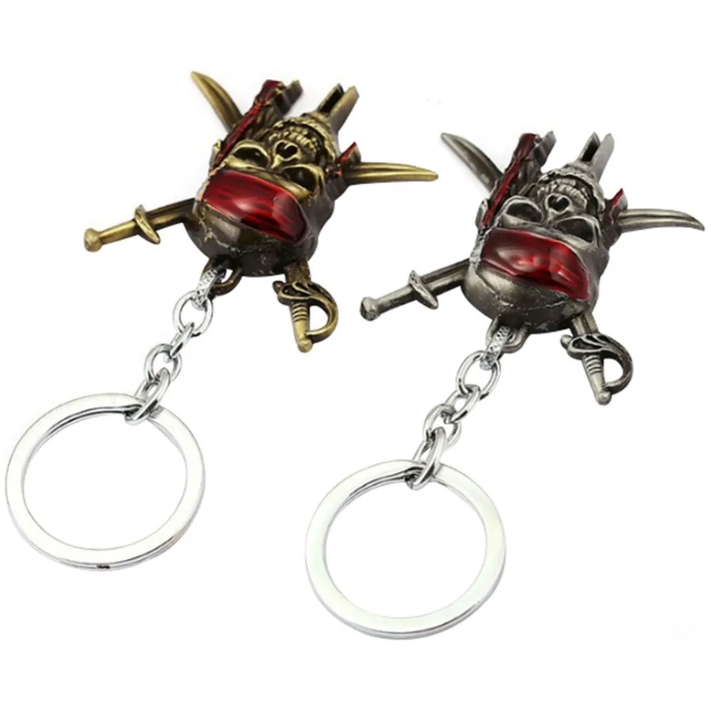 Pirates of the Caribbean Pirates Jack Sparrow Keychain Small Ornaments Pirate Red Hood Skull Alloy Keychain Gold Silver Keyring
Pirates of the Caribbean Pirates Jack Sparrow Keychain Small Ornaments Pirate Red Hood Skull Alloy Keychain Gold Silver Keyring