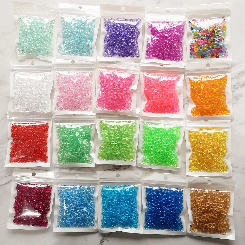 40g Colorful Flat Beads Slime Accessories Balls Fishbowl Beads For Slime Filler Fish Tank Decoration
40g Colorful Flat Beads Slime Accessories Balls Fishbowl Beads For Slime Filler Fish Tank Decoration