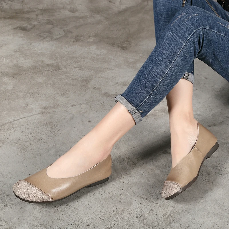 2019 VALLU Summer Shoes Women Flats Genuine Leather Handmade Patchwork Design Shoes Lady Comfort Causal Round Toe Flat Shoes
2019 VALLU Summer Shoes Women Flats Genuine Leather Handmade Patchwork Design Shoes Lady Comfort Causal Round Toe Flat Shoes